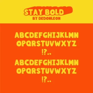 FONT: STAYBOLD