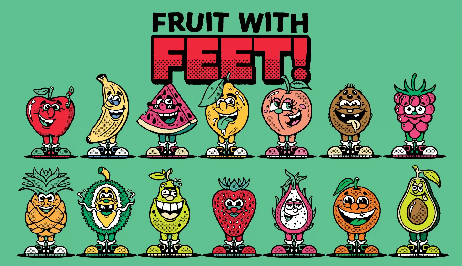 FRUIT WITH FEET BUNDLE = Dedonleon