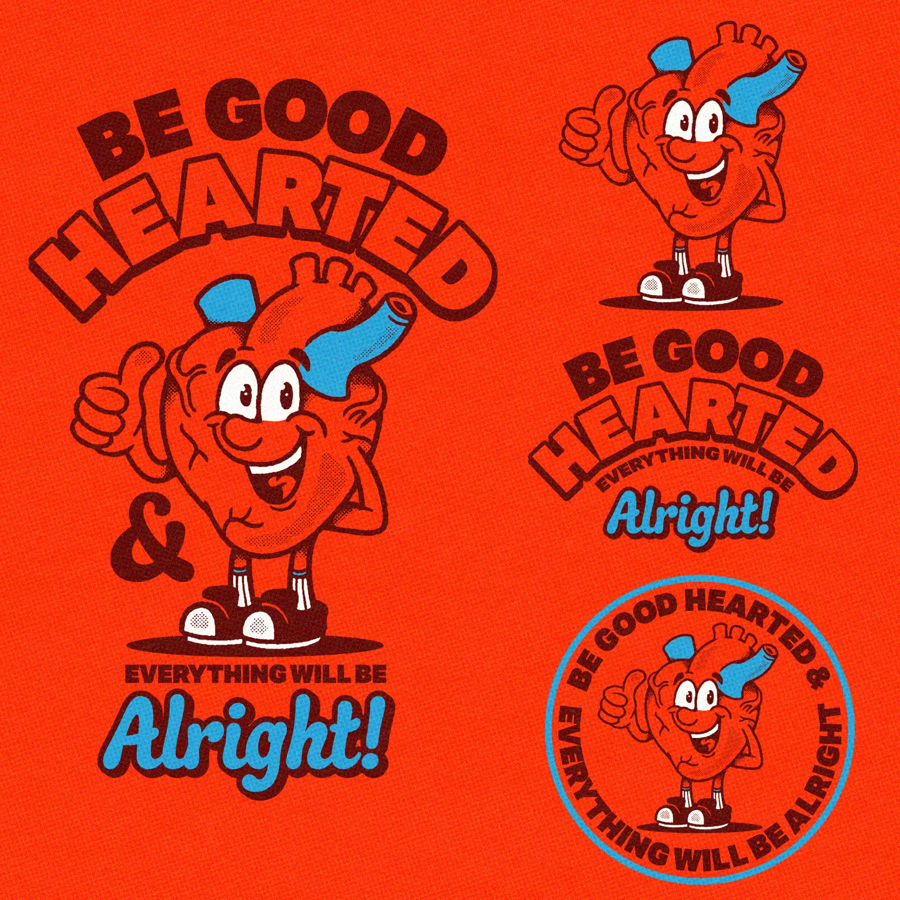 DESIGN PACK: GOOD HEARTED (4 DESIGNS) - Dedonleon